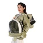 ApisWear EcoGuard green ventilated beekeeping jacket 3-layer mesh